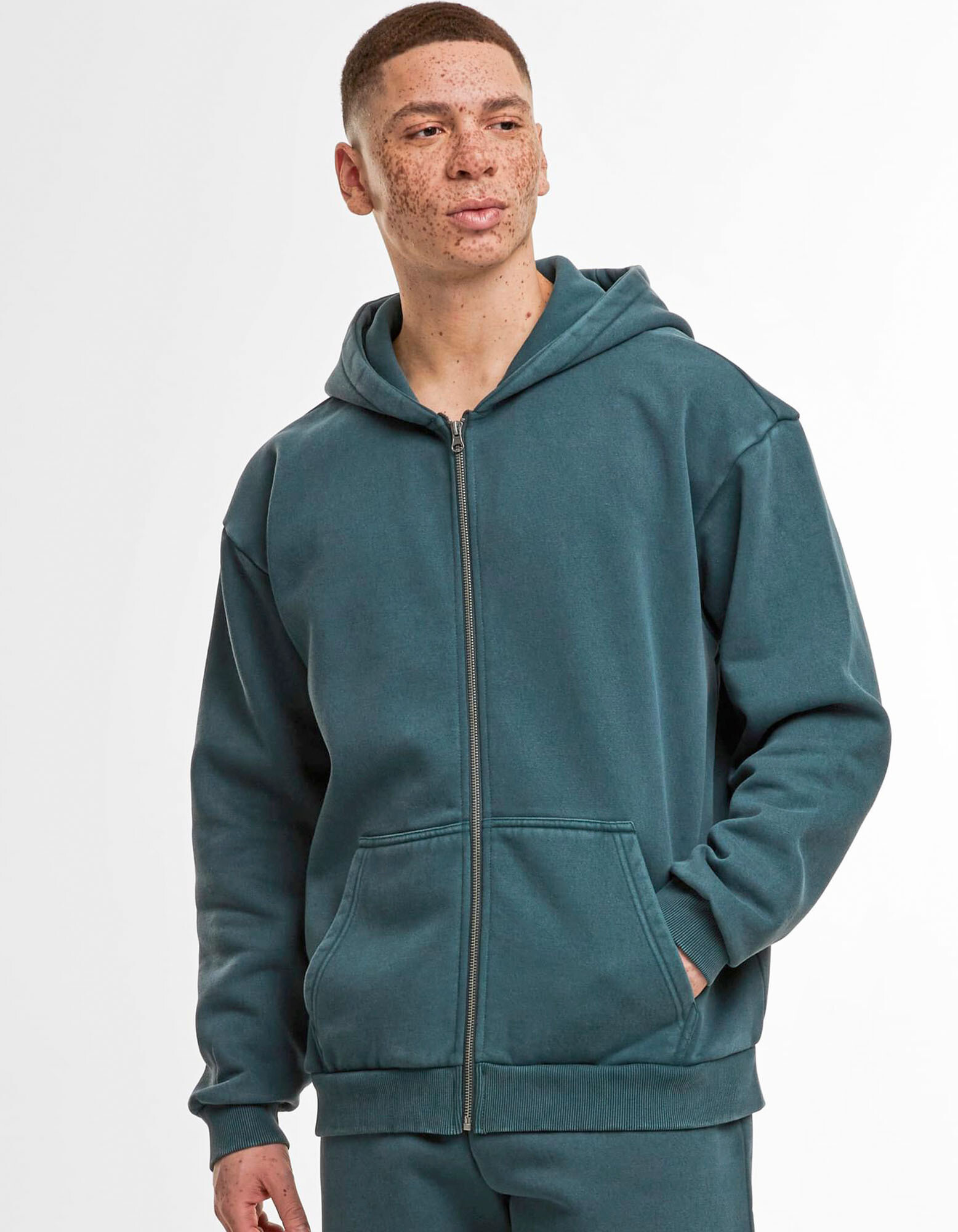 Vintage Heavy Zip Hoodie