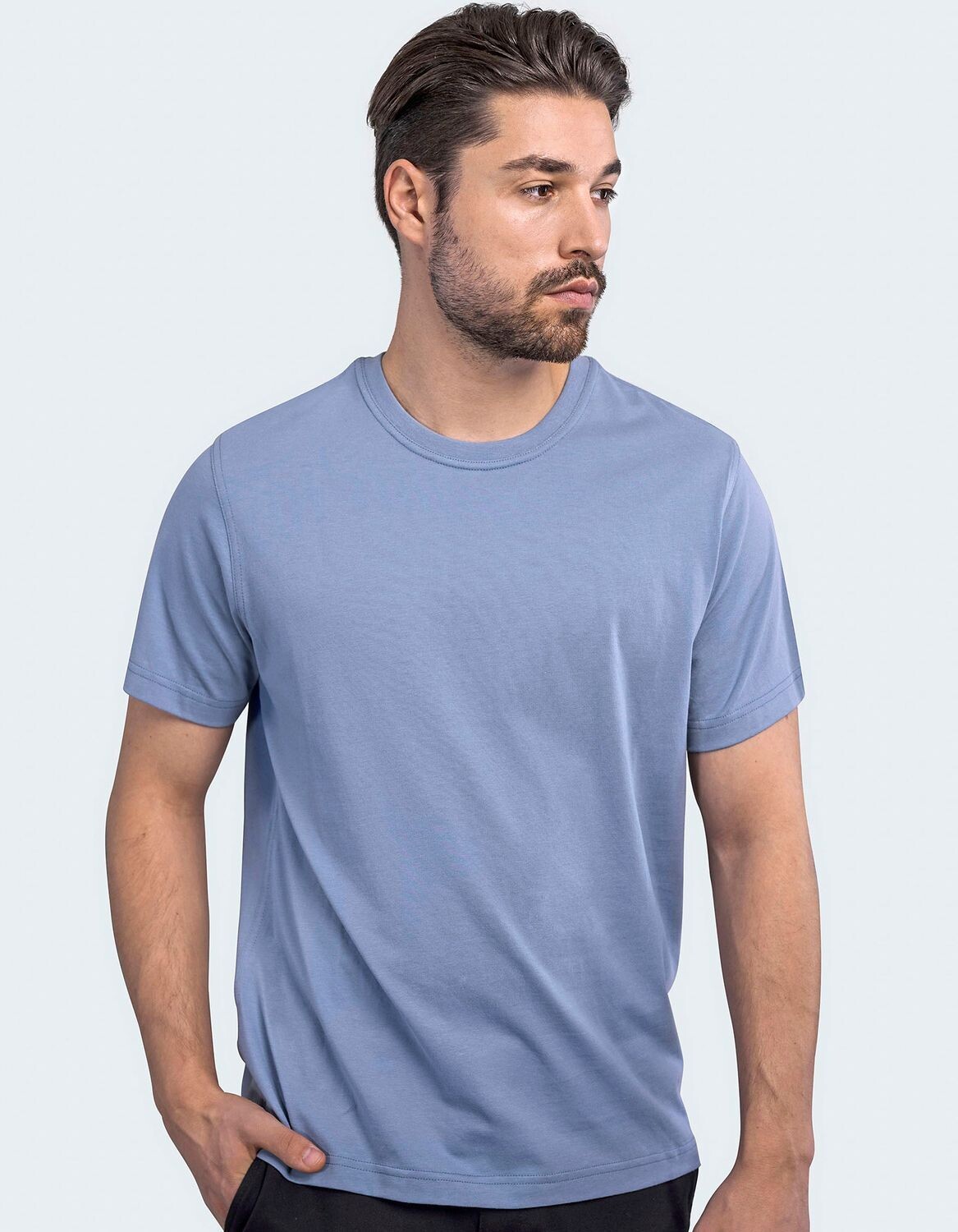 T-shirt di lusso a girocollo da uomo