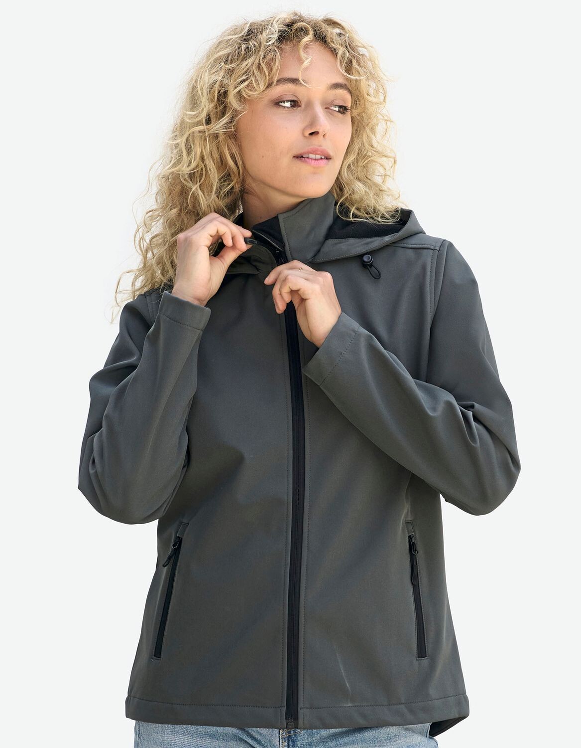Women's Race Softshell Hooded Jacket