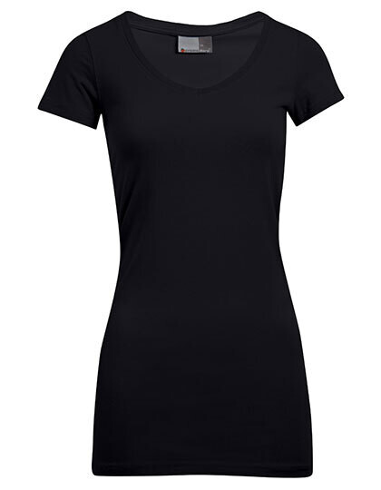 Women's Slim Fit V-Neck-T Long