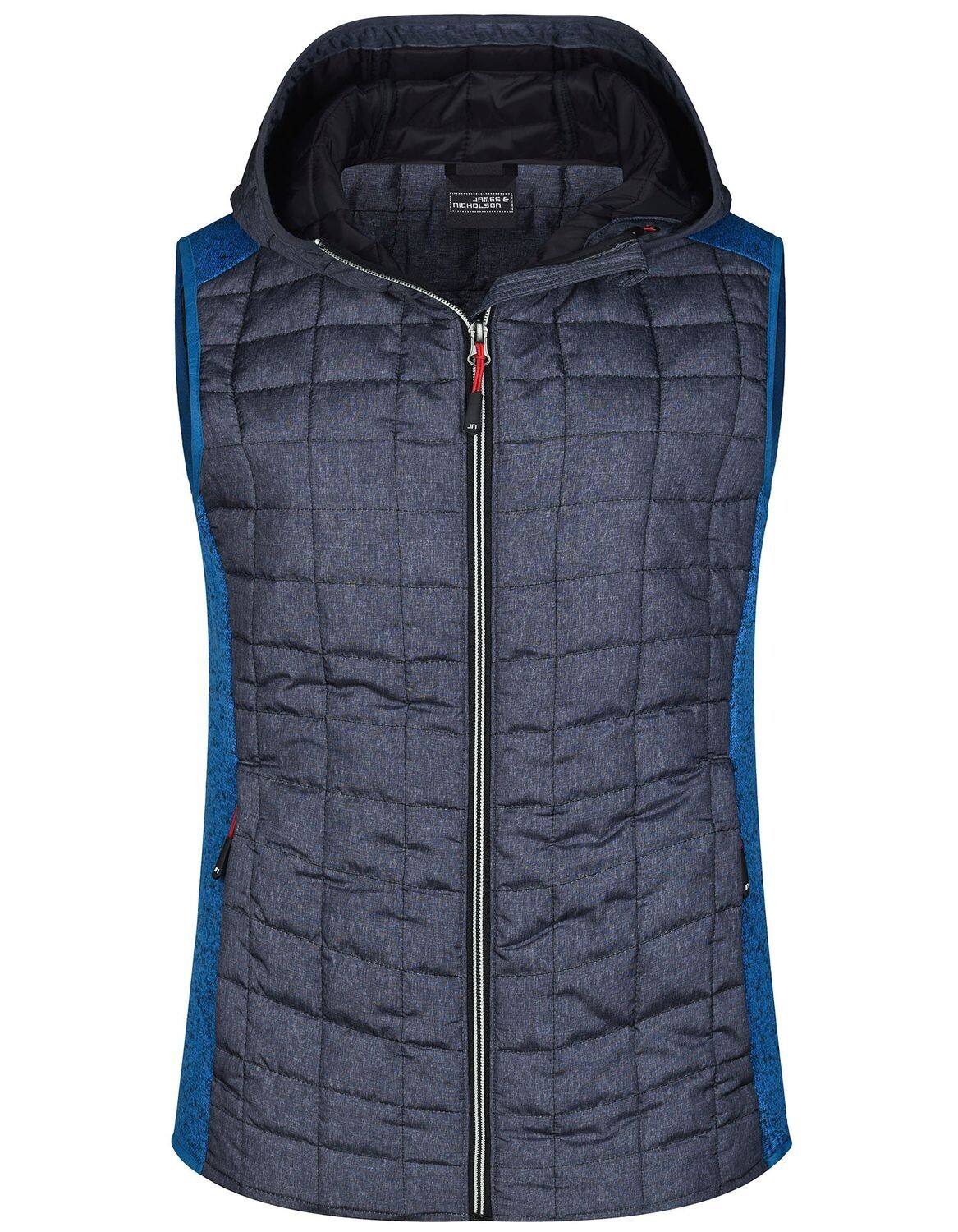 Gilet ibrido da donna in maglia