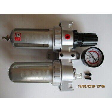 Pressure reducer with pressure gauge TPD10/TPD12