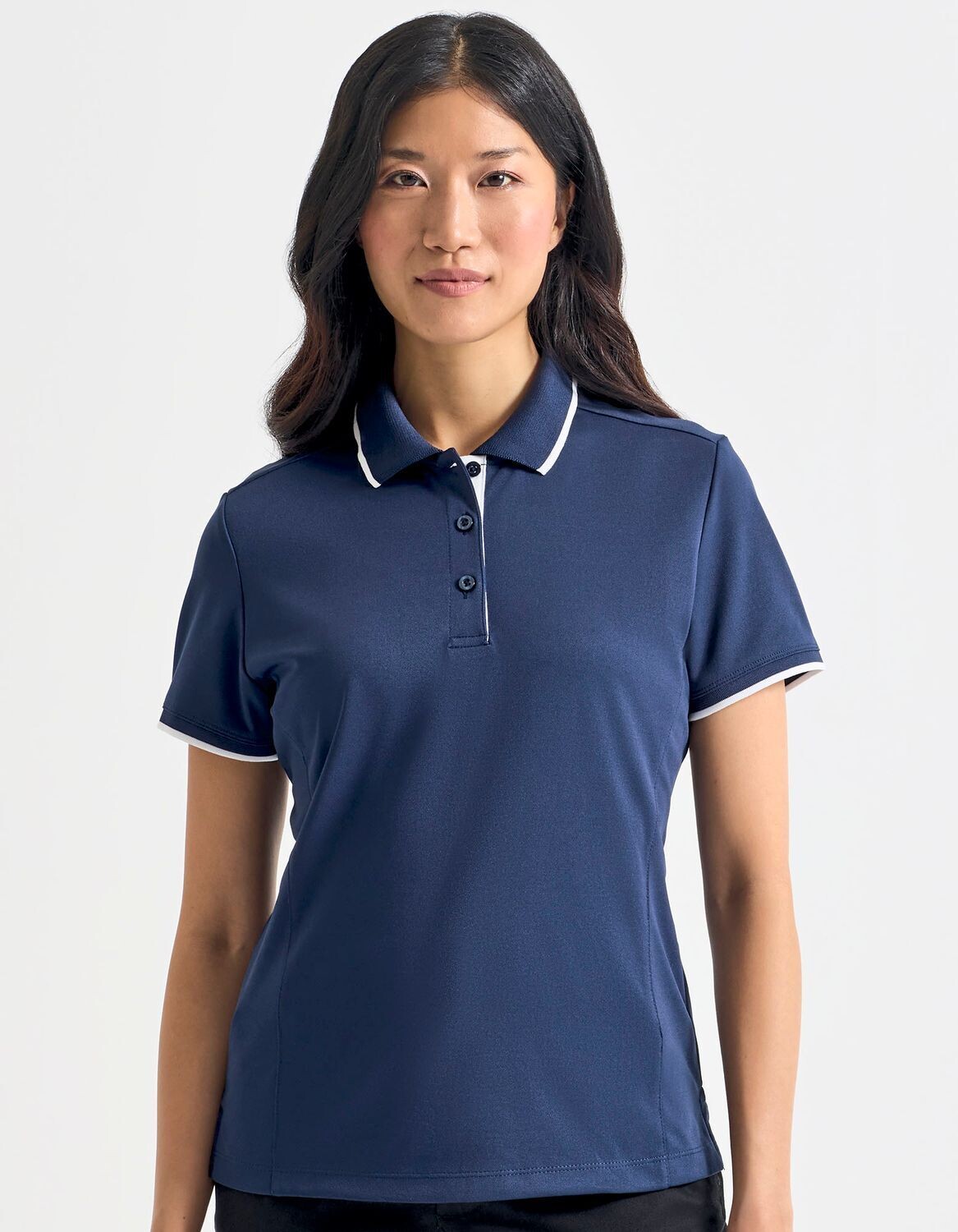 Polo Coolchecker® da donna a contrasto