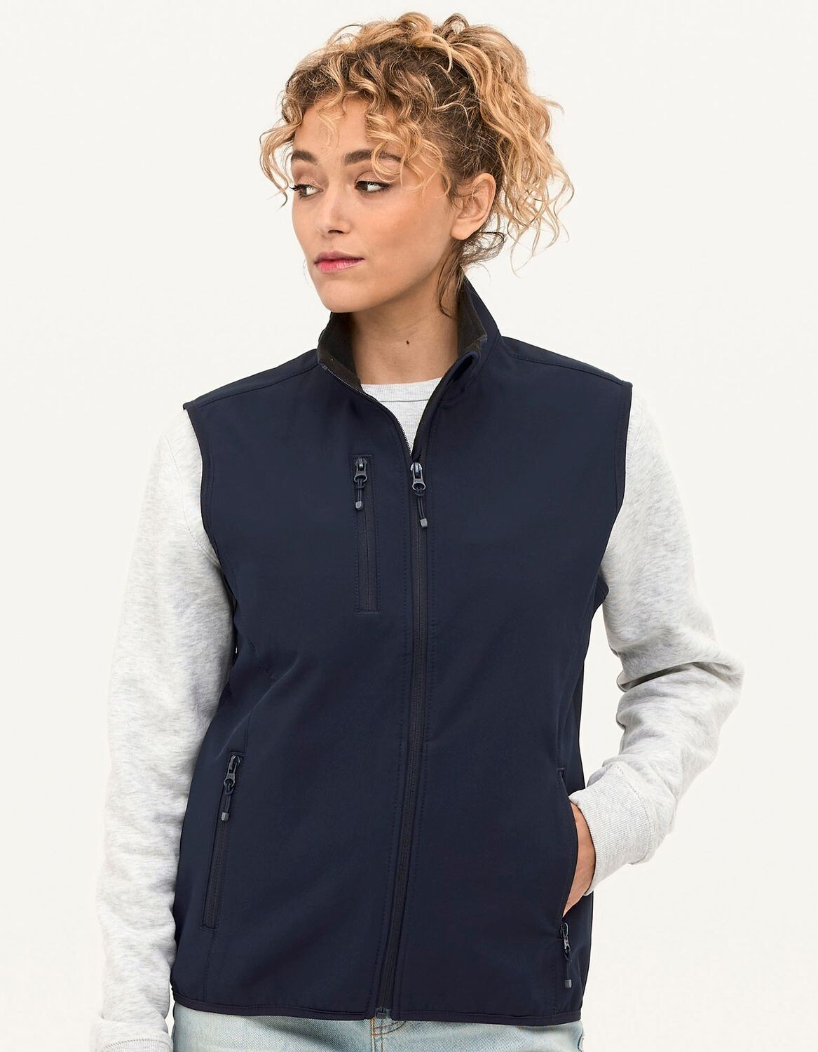 Women's Falcon Zipped Softshell Bodywarmer