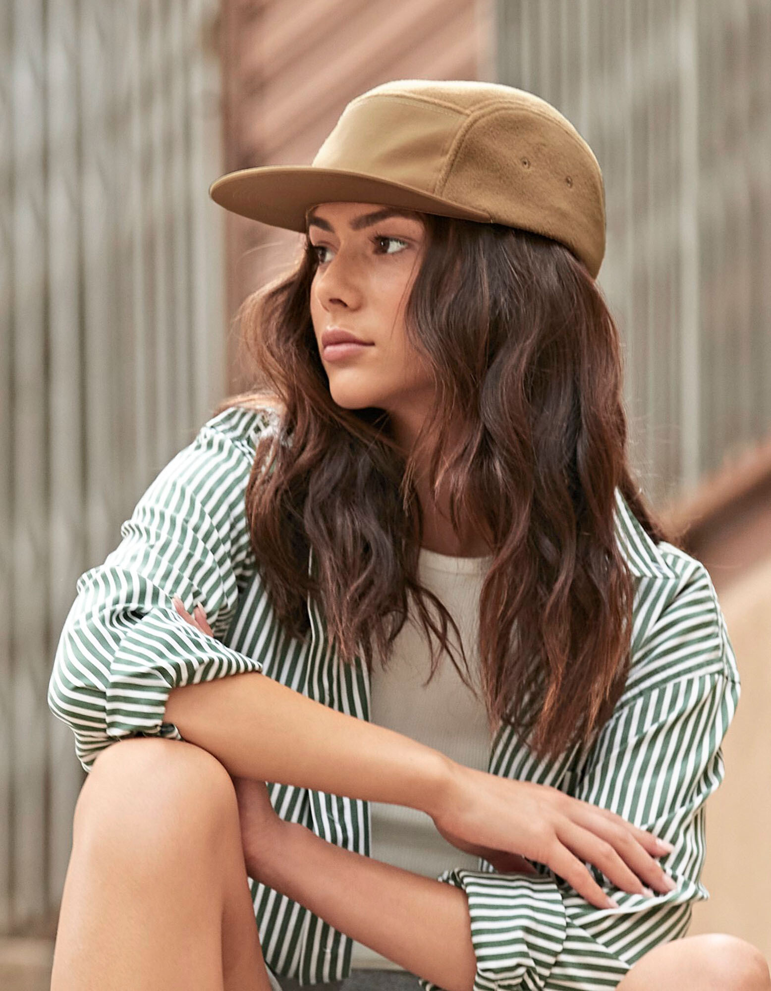 Cappello da camper all'aperto in pile riciclato