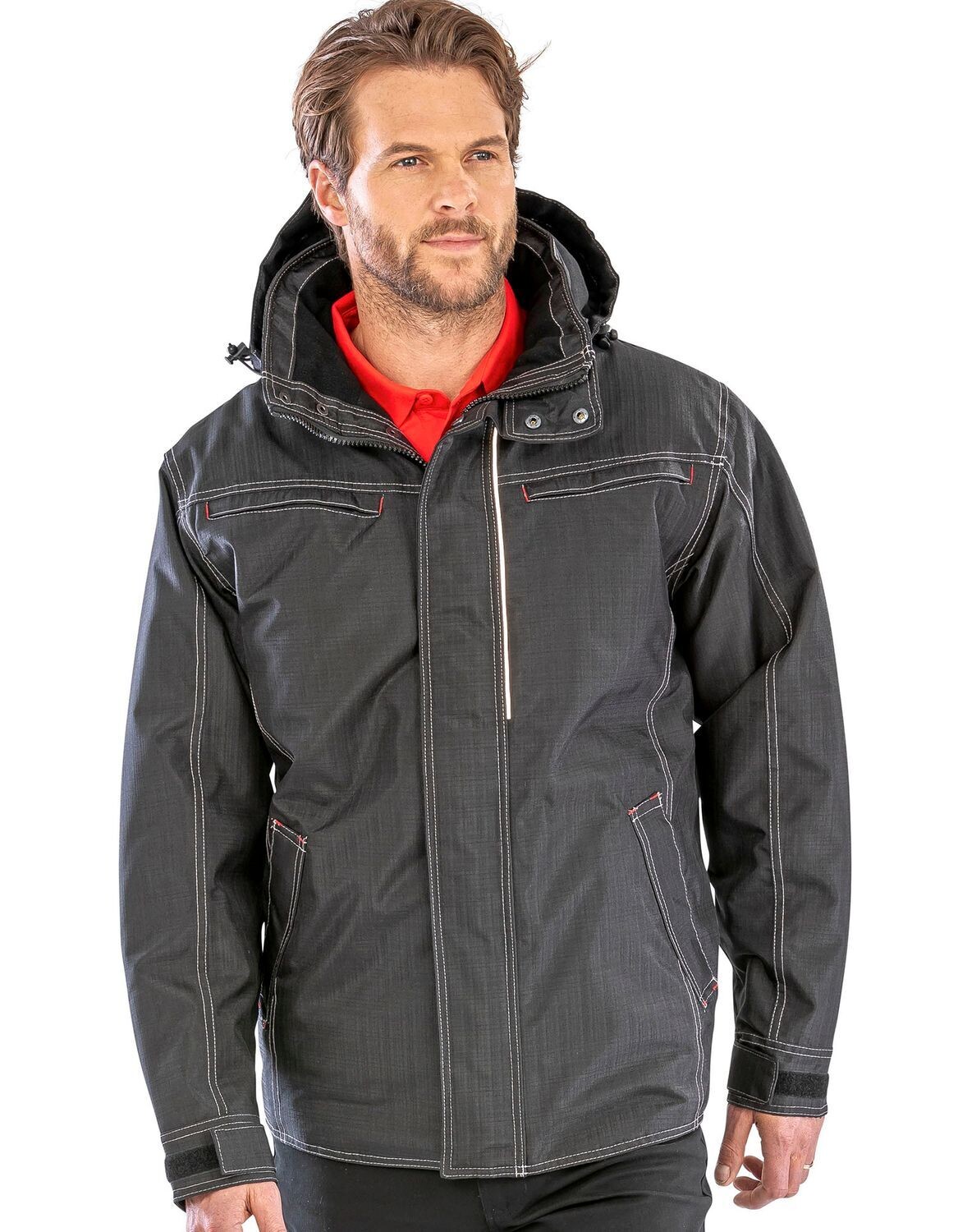 Denim Texture Rugged Jacket