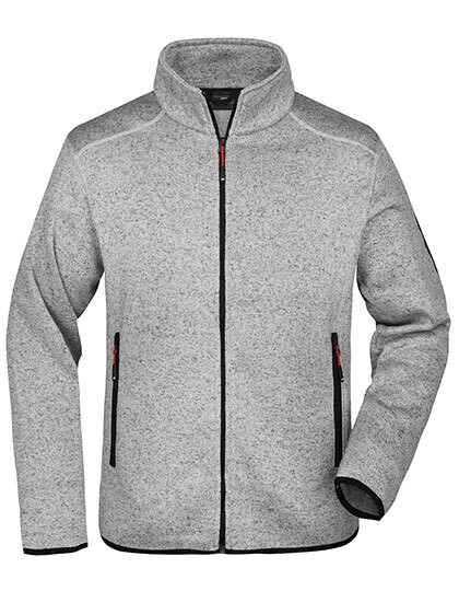 Veste polaire tricotée pour homme