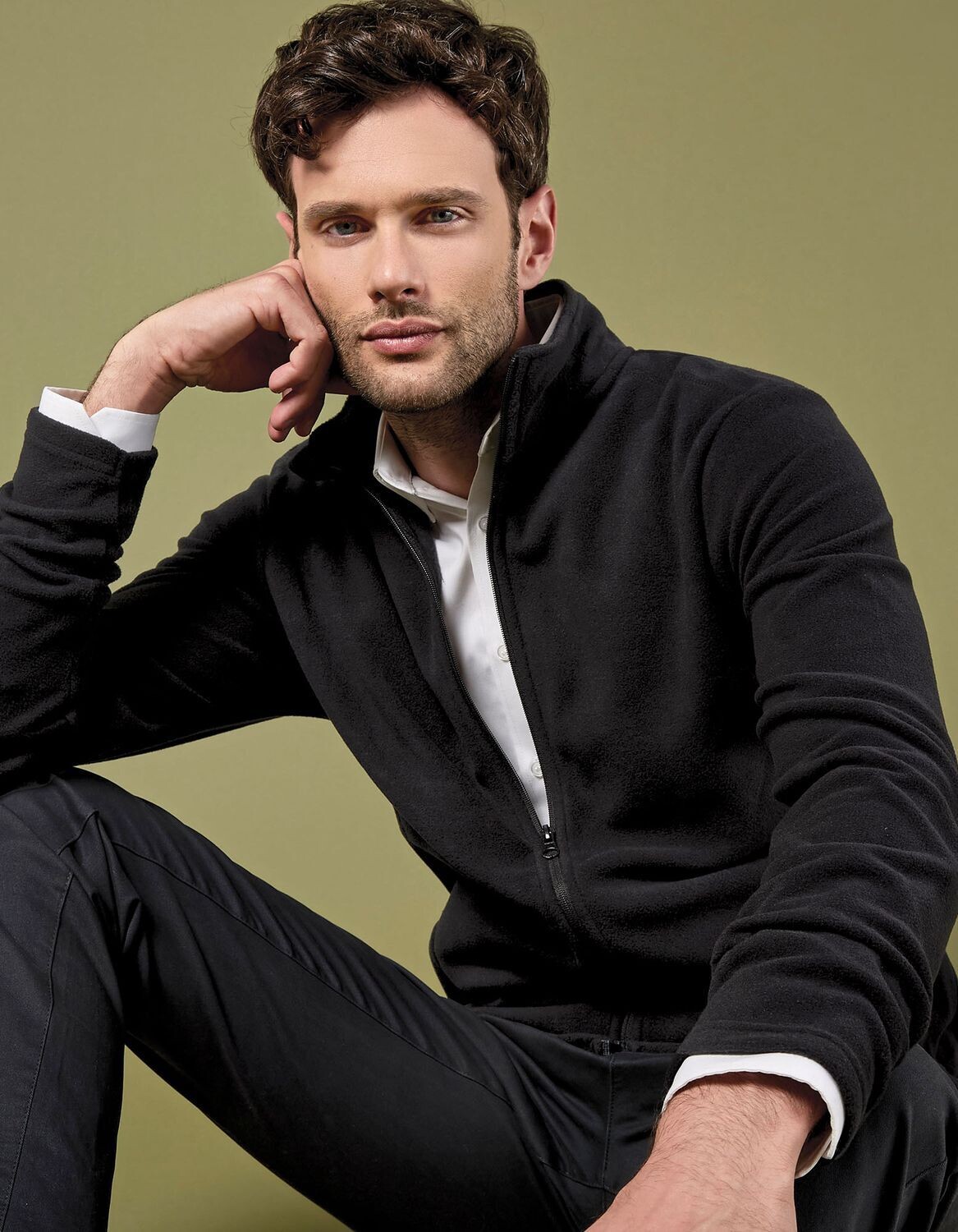 Regular fit corporate micro fleece