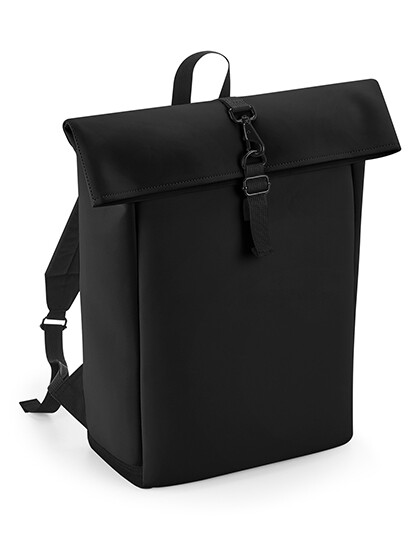 Zaino roll-top in PU opaco