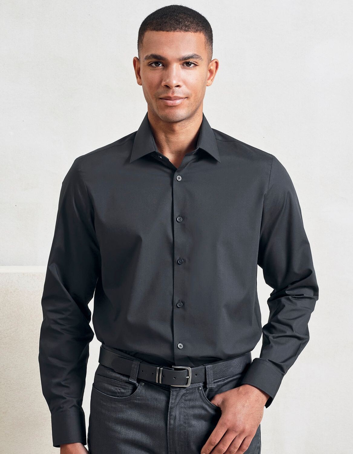 Men's Long Sleeve 'Recyclight' Poplin Shirt