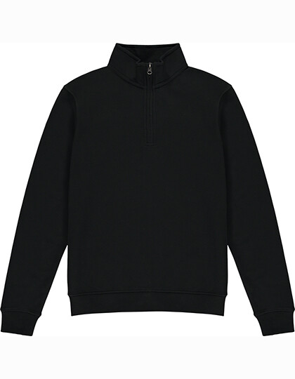 Regular fit 1/4 zip sweatshirt