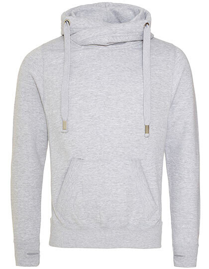 Cross neck hoodie