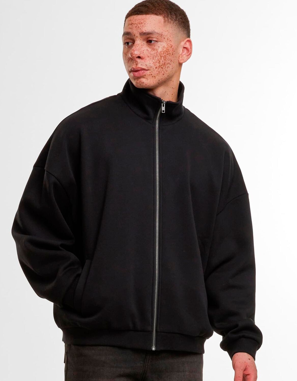 Oversized zip jacket