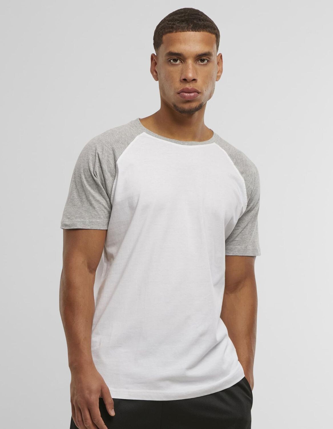 Tee raglan contrasté