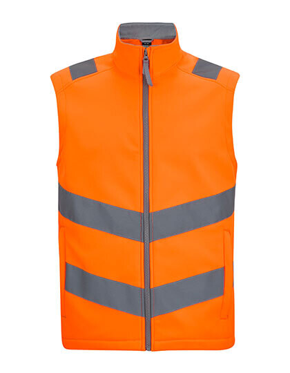 Gilet sans manches Softshell Hi-Vis Pro Contract Ablaze