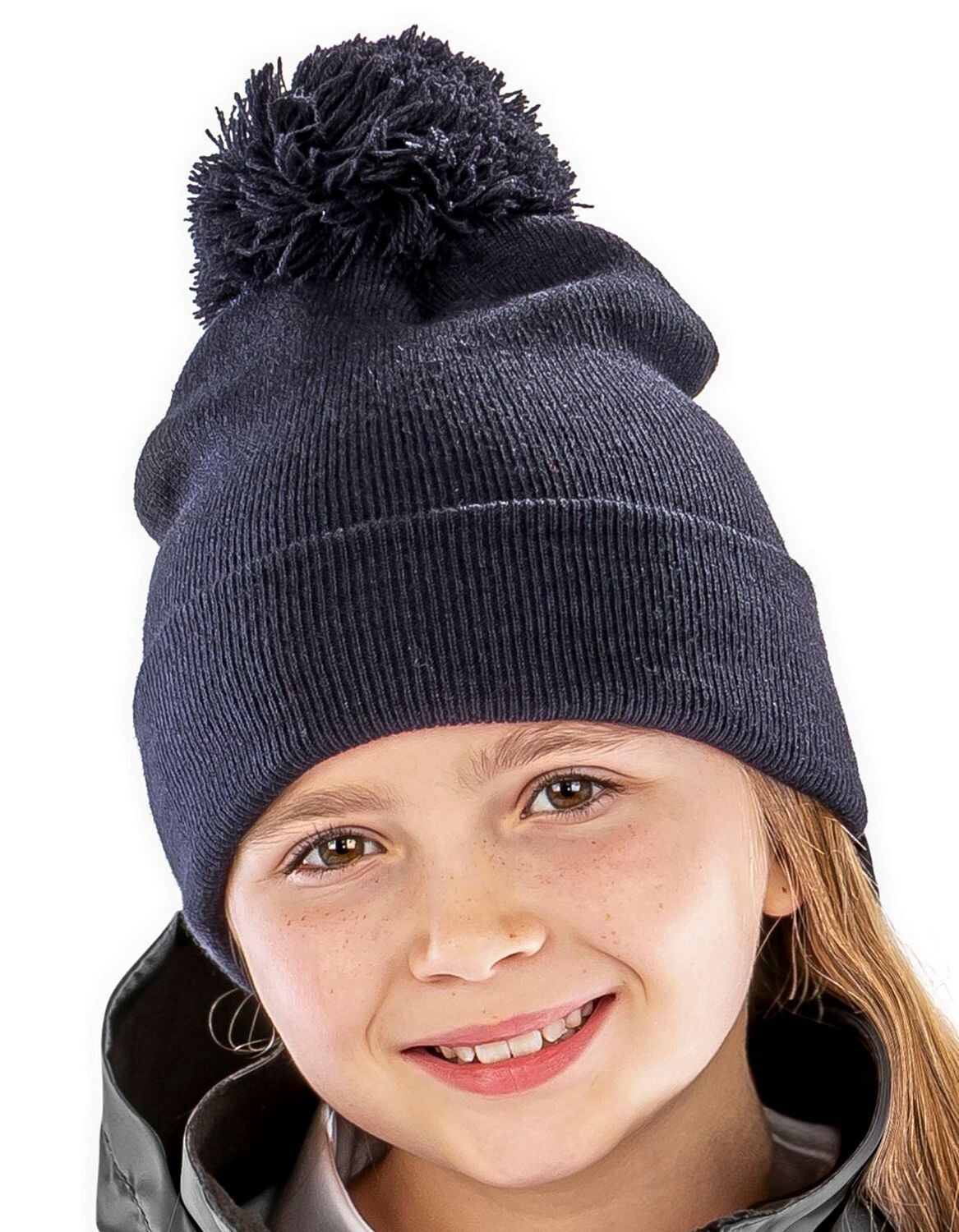 Junior Pom Pom Beanie