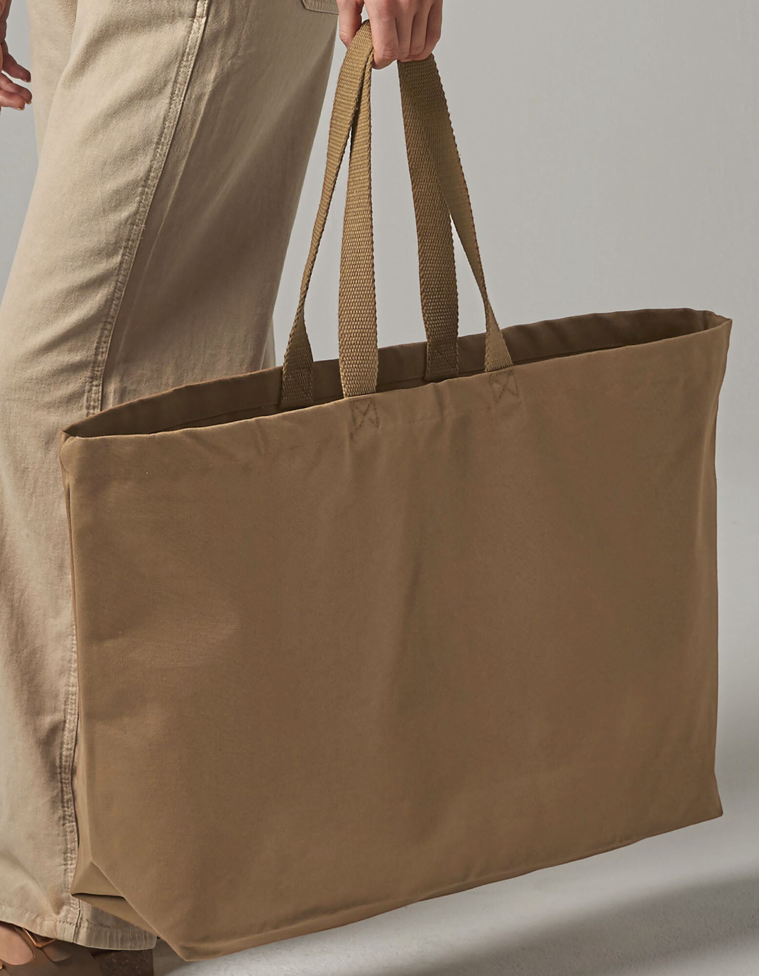 Oversized canvas bag