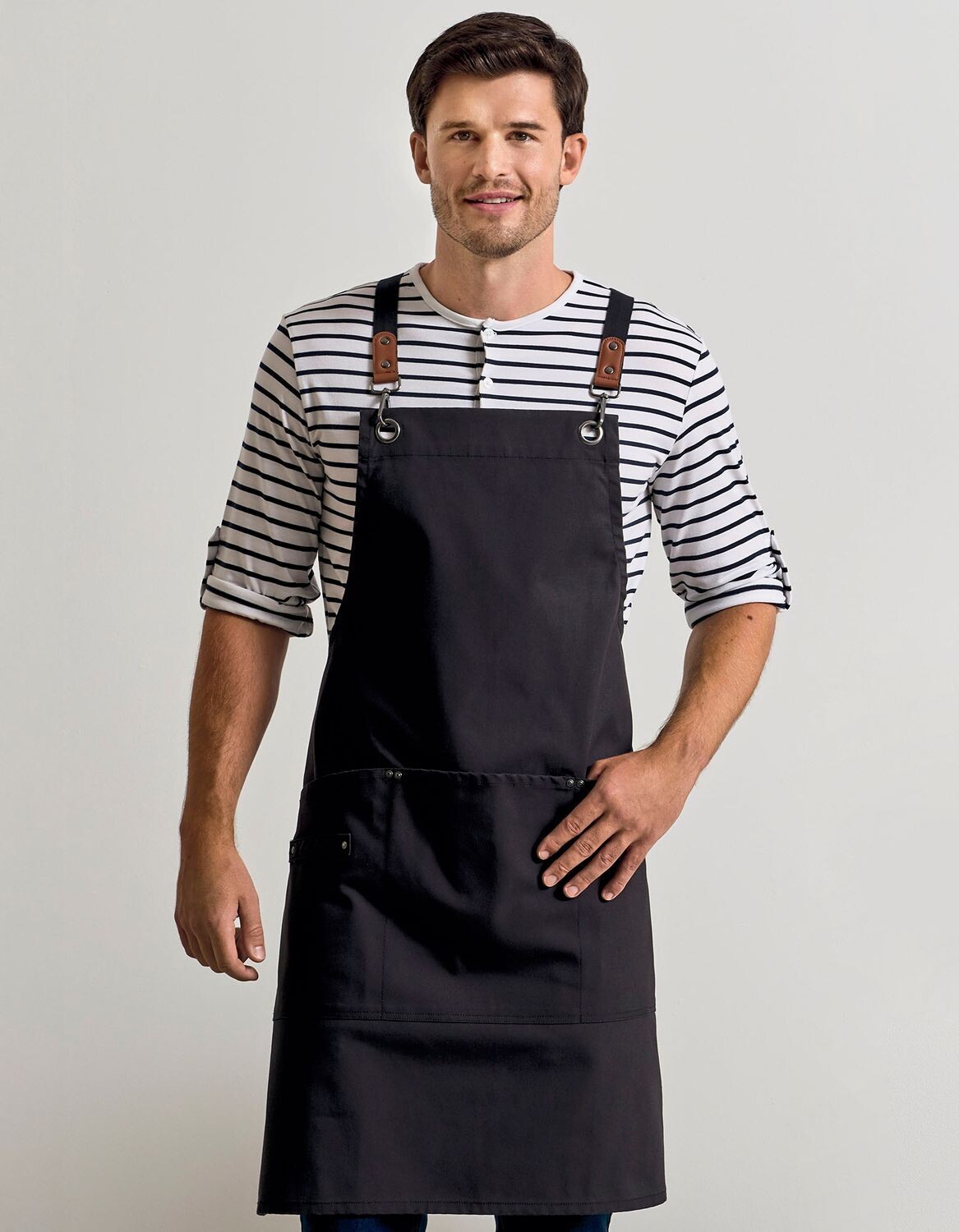 Clip 'n' Clasp Cross-Back Bib Apron