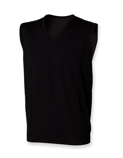 Men's Lightweight Sleeveless V-Neck Jumper