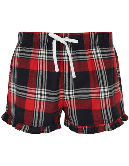 Women's Tartan Frill Lounge Shorts