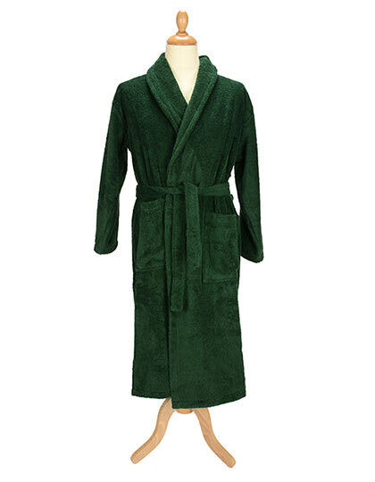 Shawl-collar bathrobe