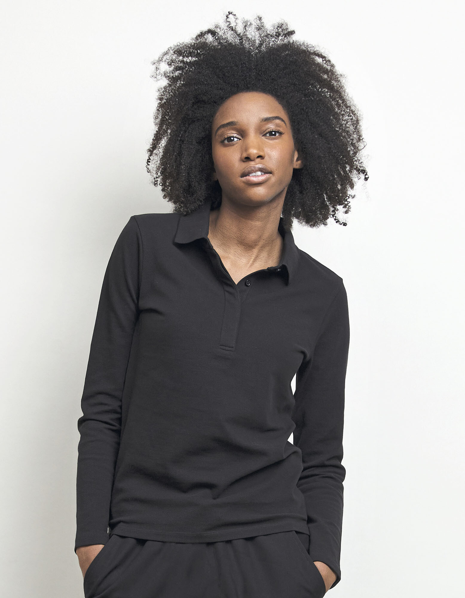 Women´s Long Sleeve Polo Shirt Owen