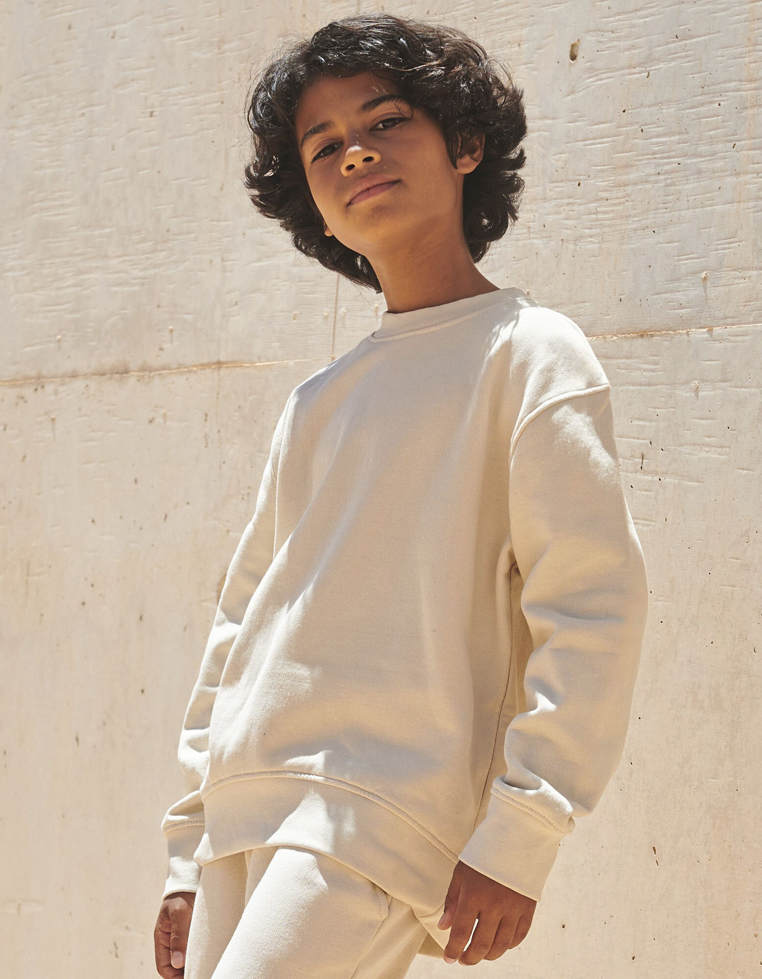 Kids' Sustainable Fashion Curved Hem Sweat