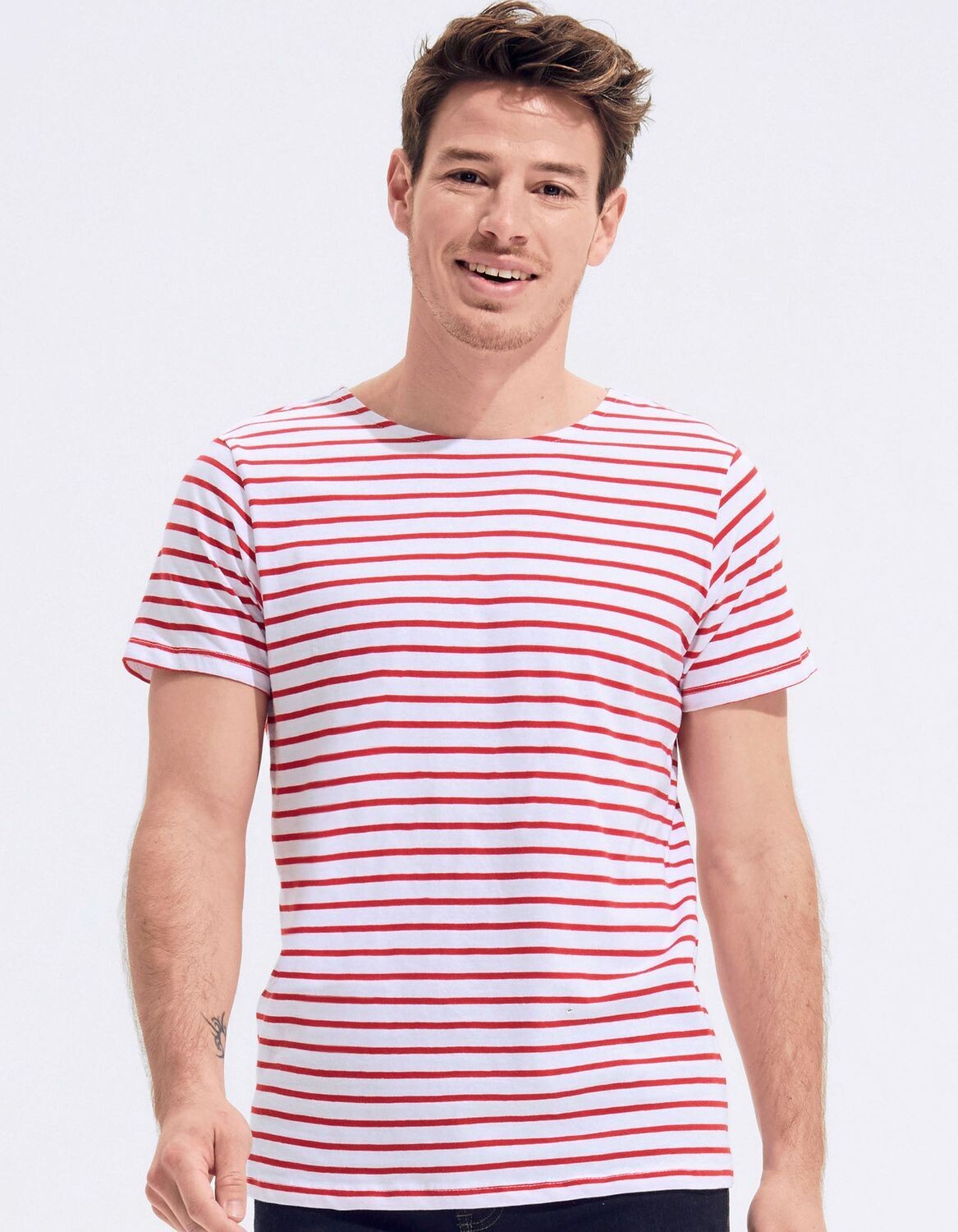 Men´s Round Neck Striped T-Shirt Miles