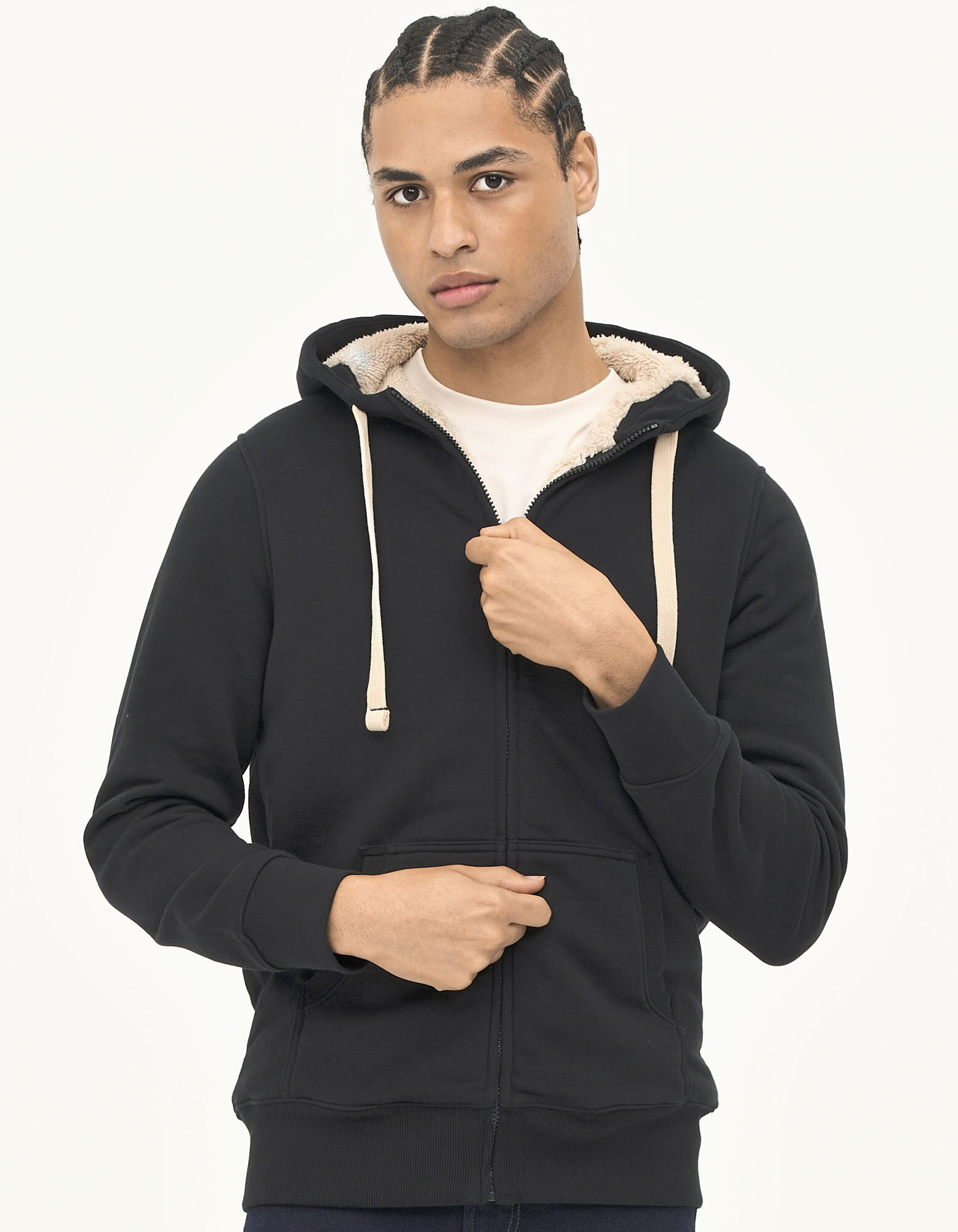 Unisex Zipped Jacket Sherpa