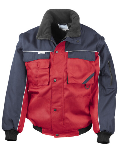 Veste résistante à manches zippées