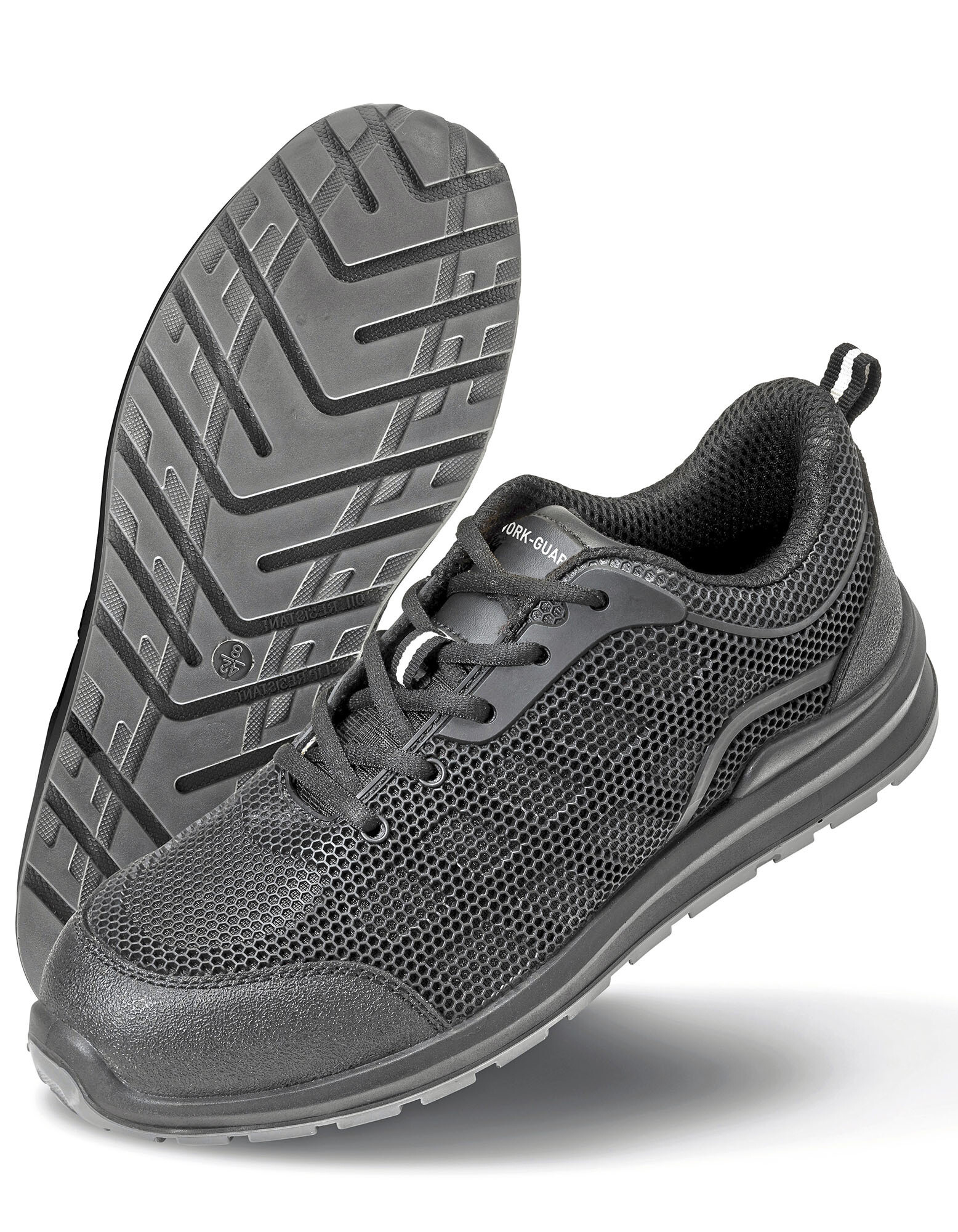 All Black Safety Trainer