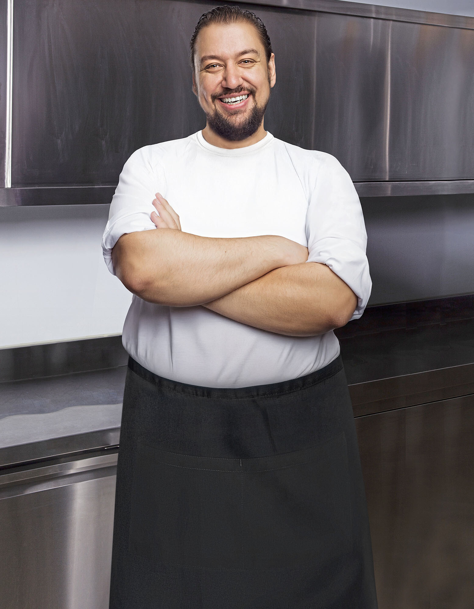 XXL-Bistroschürze Basic mit Tasche