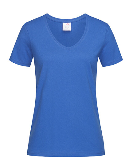 T-shirt Classic à col en V pour femme