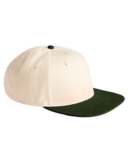 Gorra Contrast Flat Peak de 6 paneles