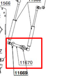 11670 Bolt Gas Spring - TC SMART