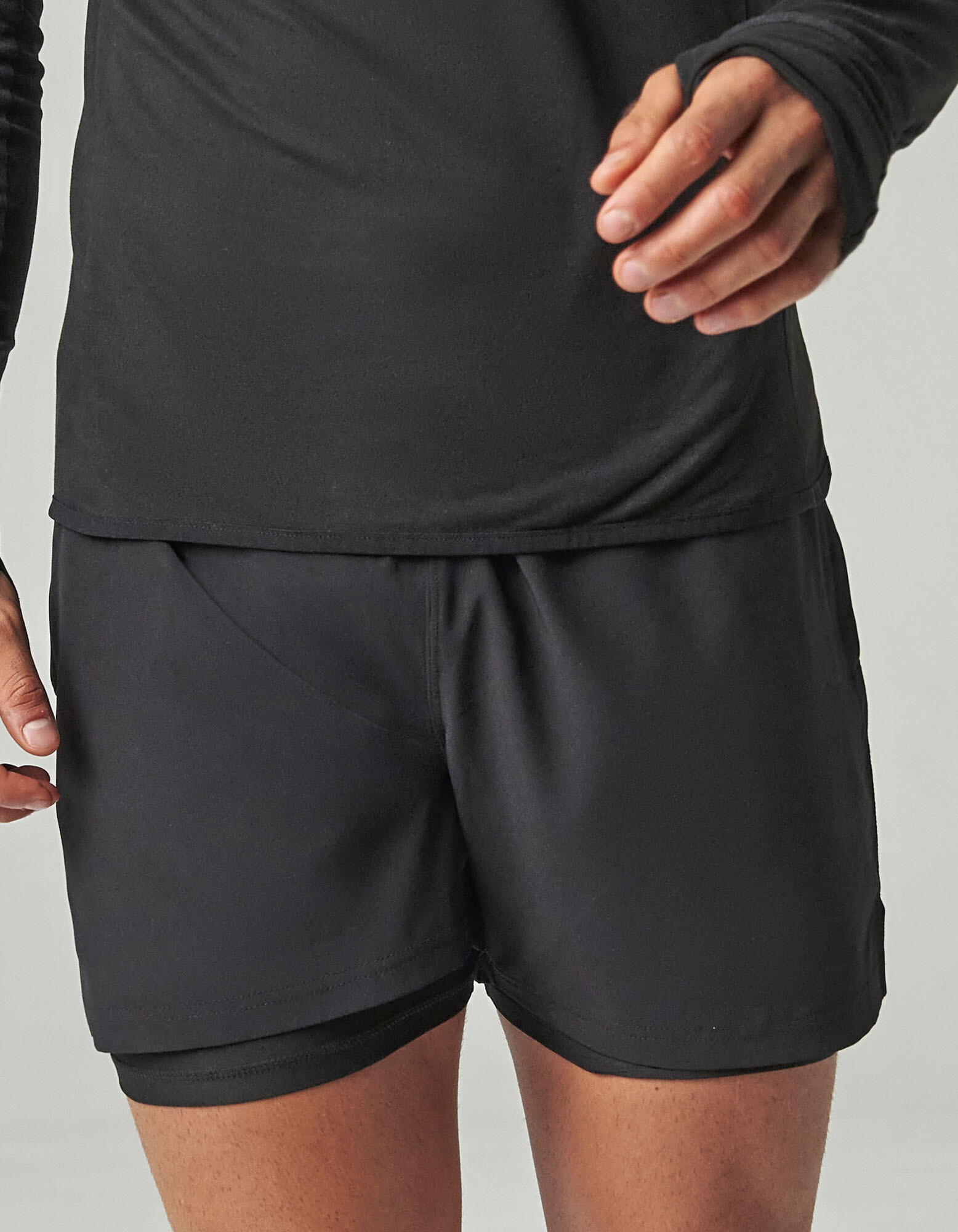 Men's Double Layer Sports Short