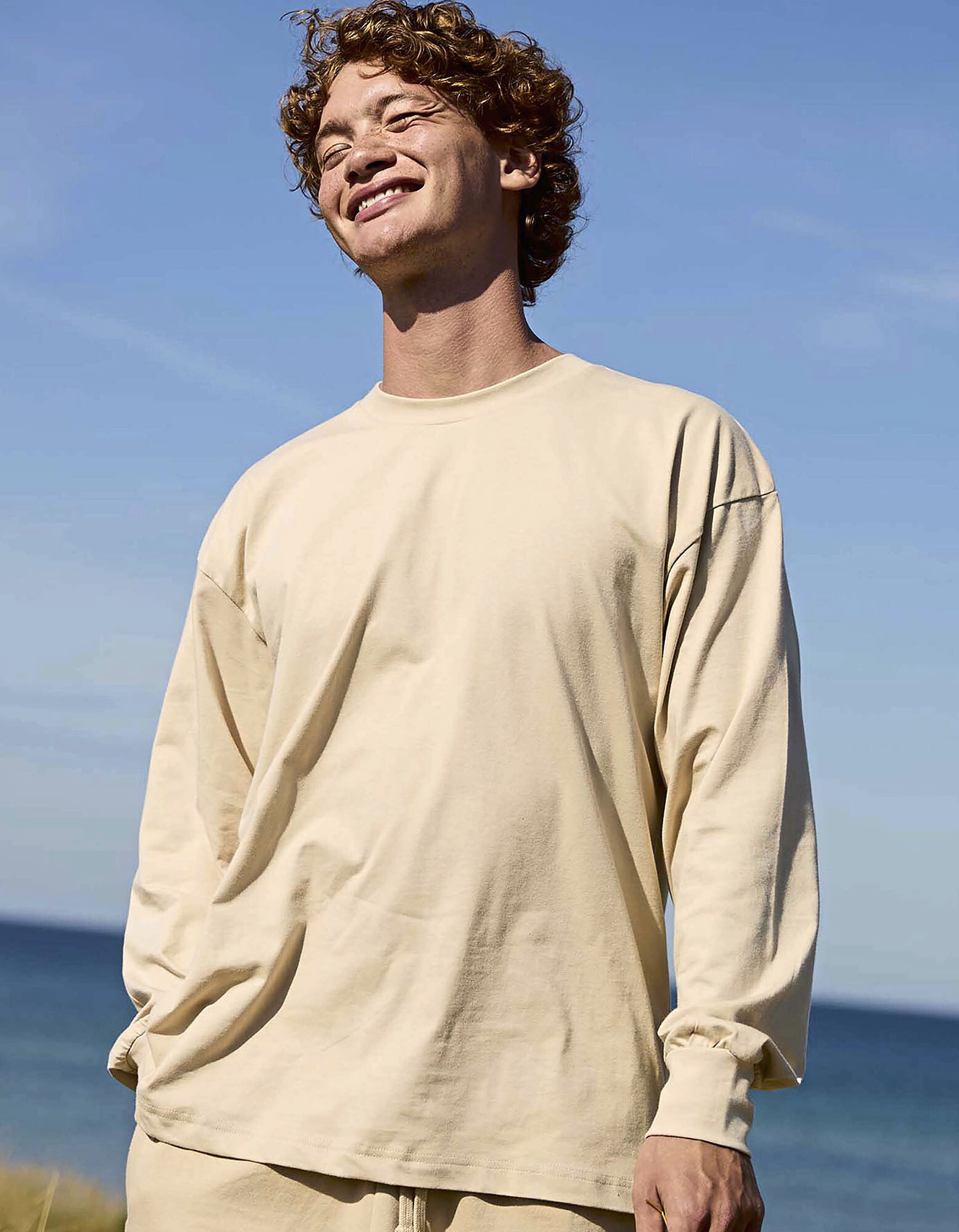 Tiger Cotton Oversized LS T|Shirt