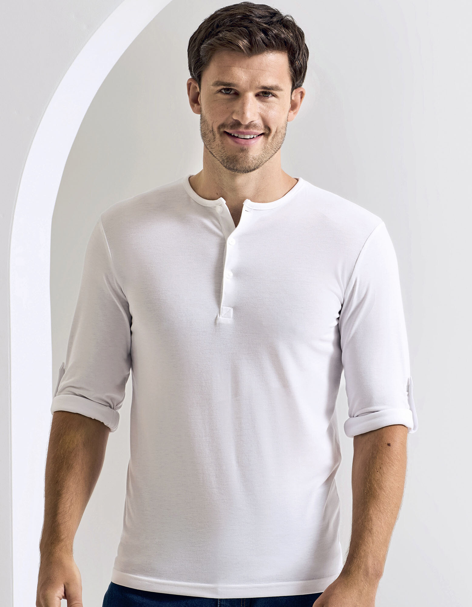 Men's Long-John Roll Sleeve Tee