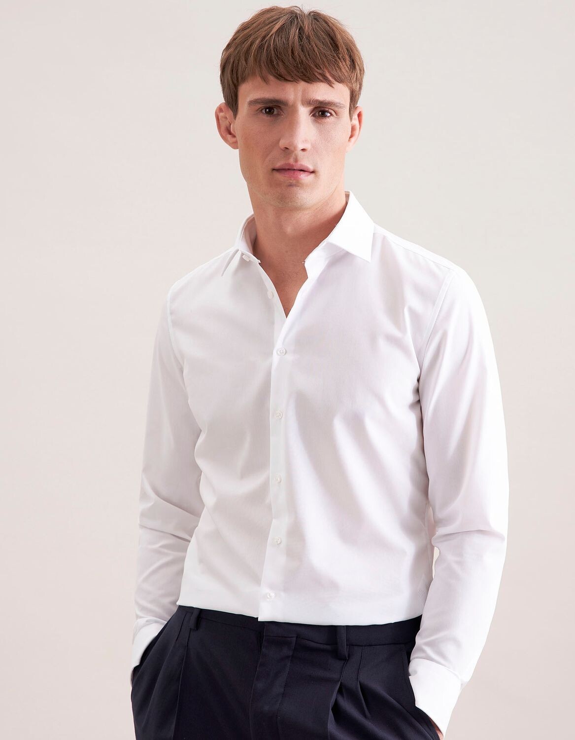 Men's Shirt Shaped Fit Extra Longsleeve