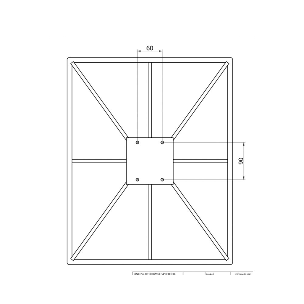 Placa base 40cm x 50cm para SMART/LITE Placa base 40cm x 50cm para SMART/LITE