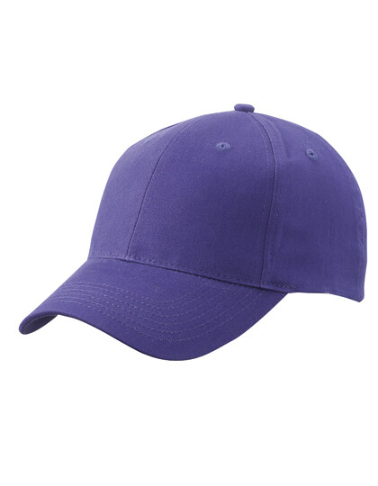 Cappellino a 6 pannelli con effetto spazzolato