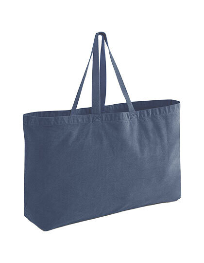 Borsa tote oversize tinta in capo