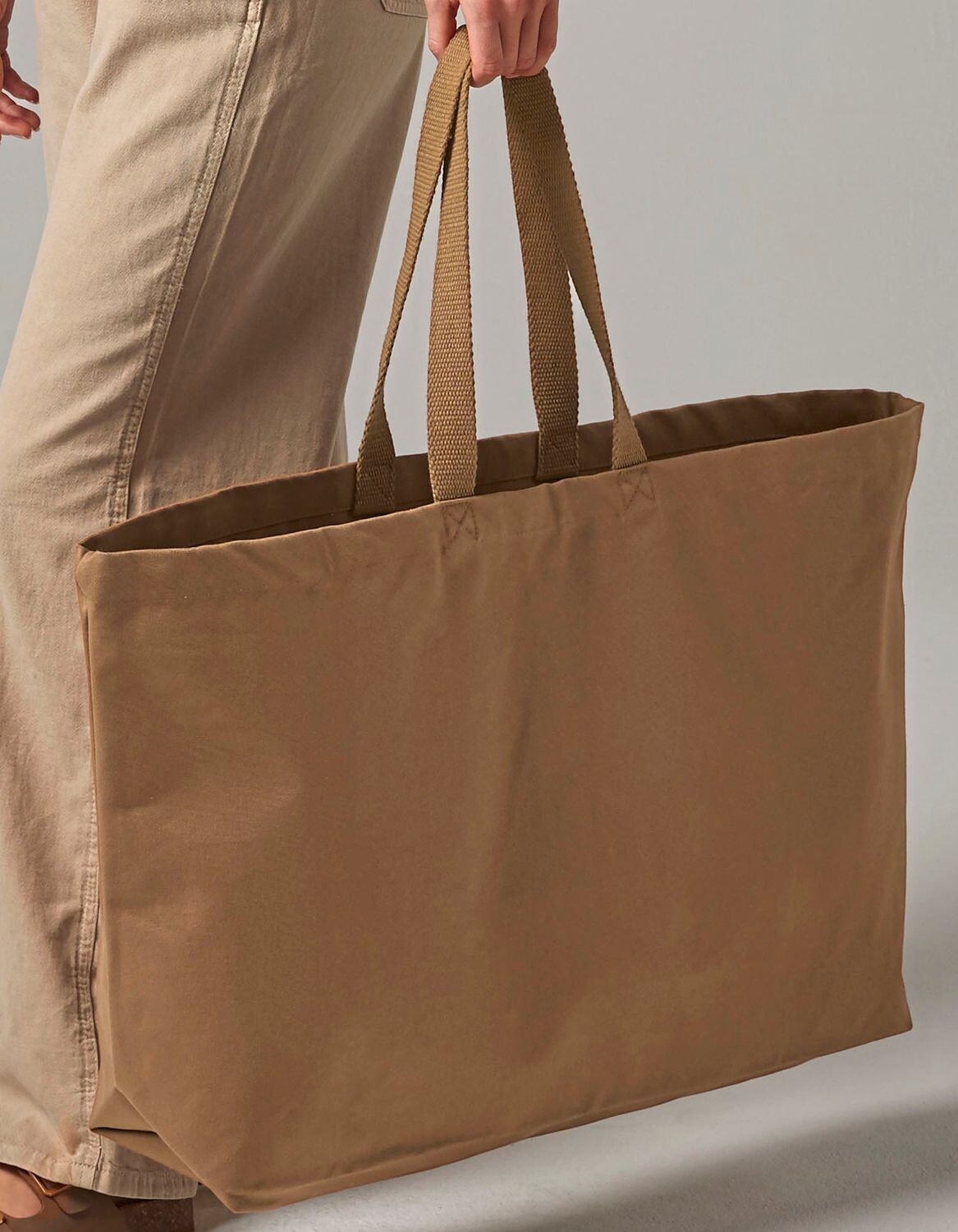 Oversized canvas bag