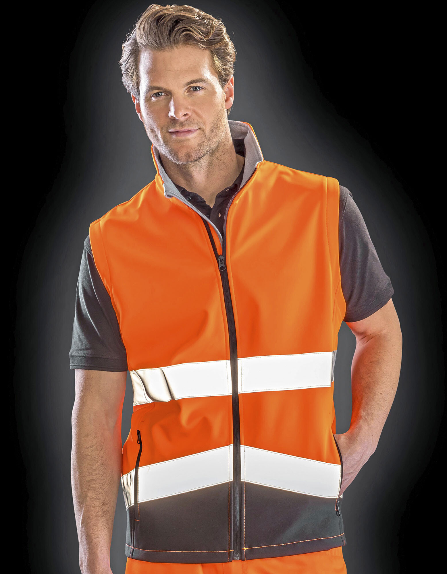 Printable Safety Softshell Gilet