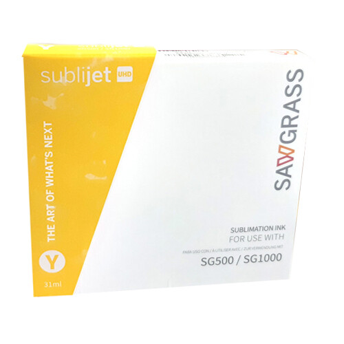 SubliJet UHD Geltinte 31ml yellow für SG500-SG1000