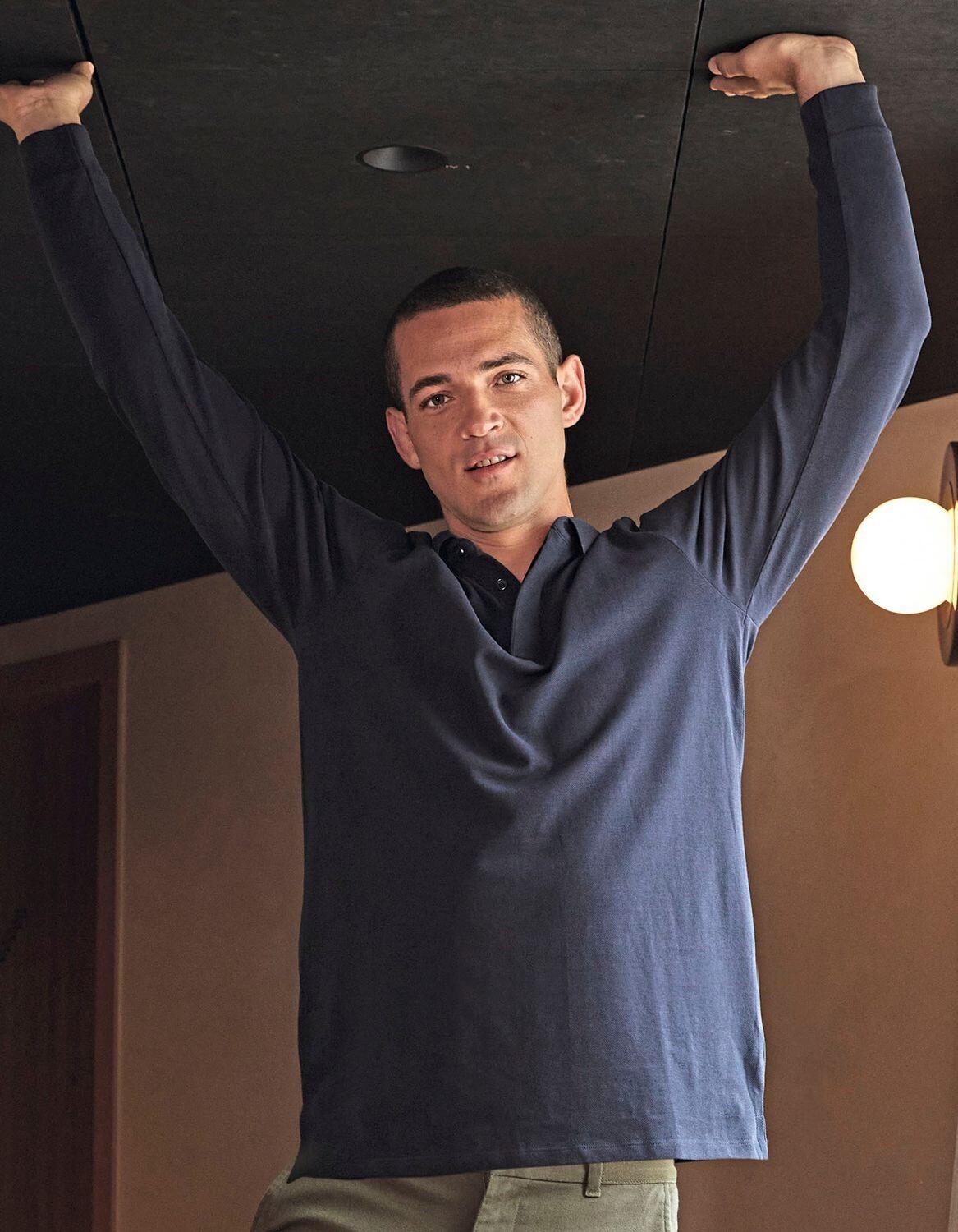 Men's Long Sleeve Polo Shirt Owen