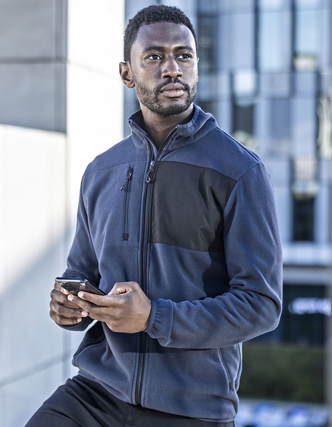 Active Printable Full Zip Microfleece Jacket