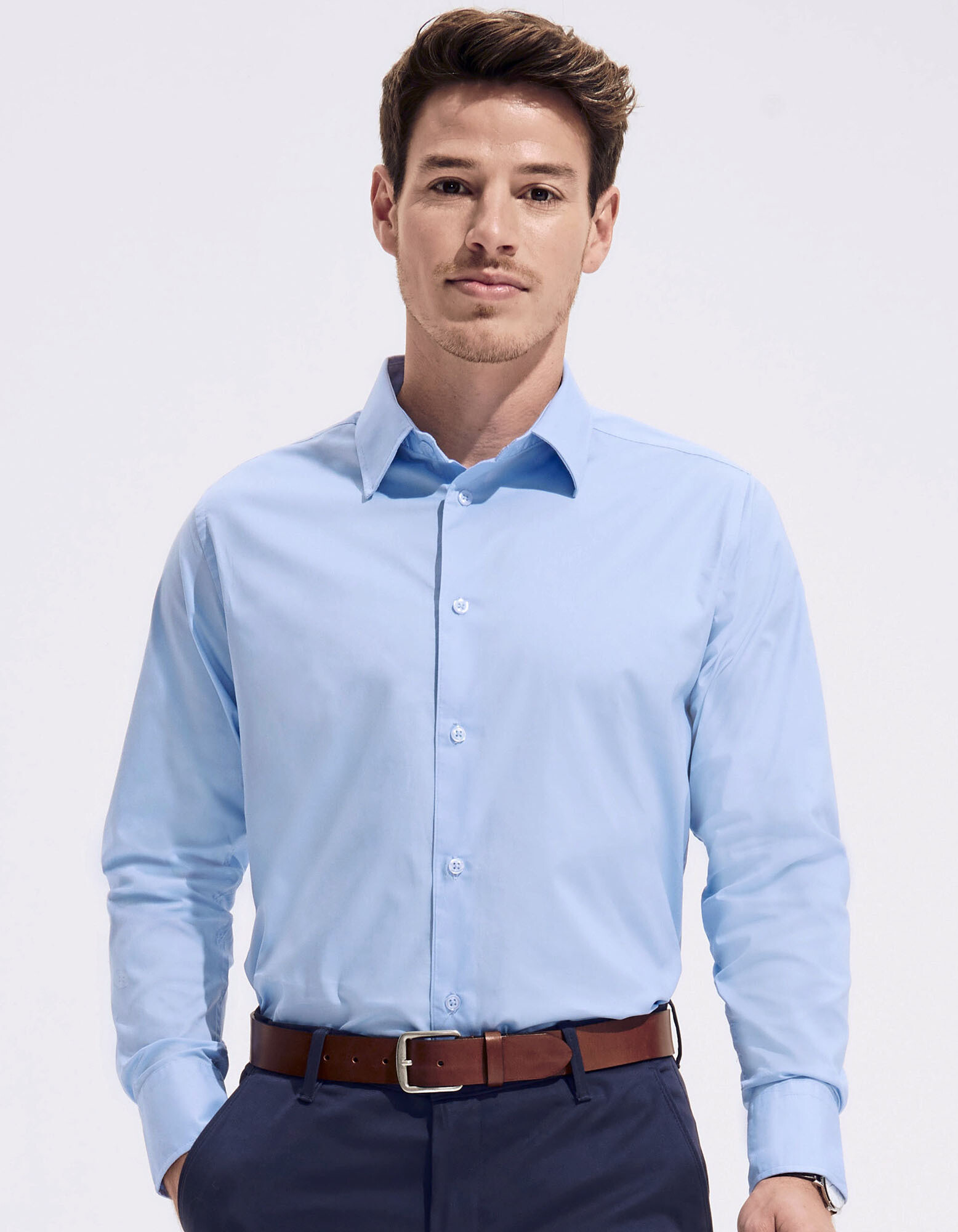 Men's Stretch Shirt Brighton Long Sleeve