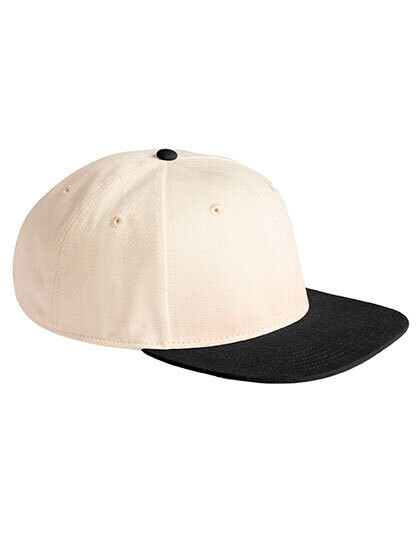 Contrast Flat Peak 6 Panel Cap