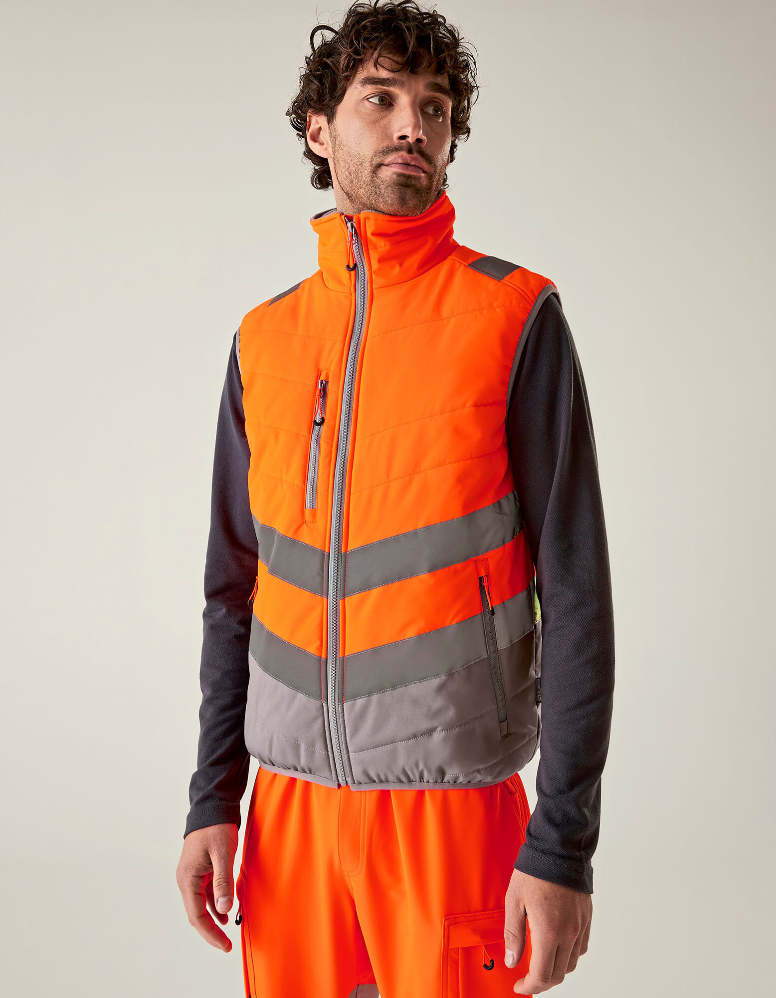 Hi-Vis 2-Tone Thermal Baffle Bodywarmer